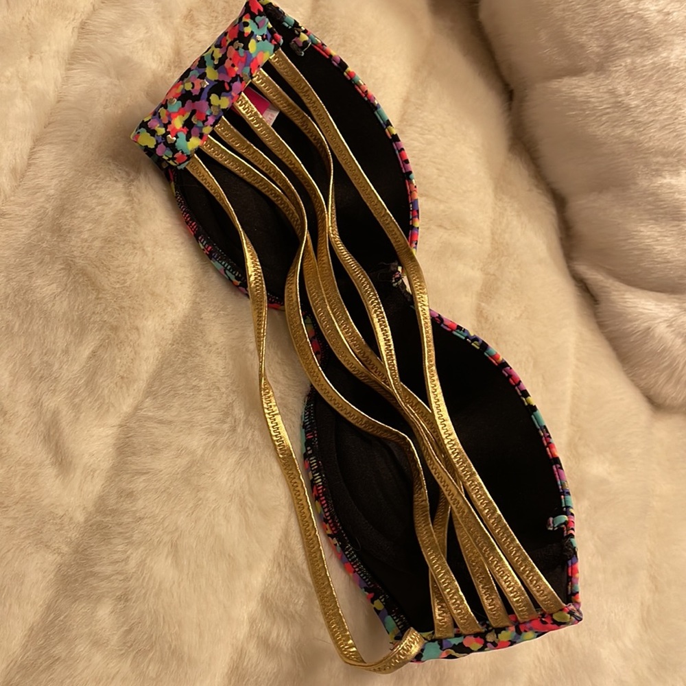 Multicolored bikini top - Picture 3 of 4